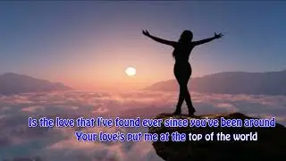 The Carpenters - Top Of The World (Karaoke - Male Key (minus 1))