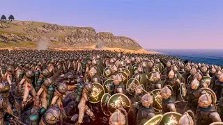 UEBS 2022 - 18 000 Elenor Lambs VS 19 000 Rohan Swordsmans - Ultimate Epic Battle Simulator 2 UEBS 2
