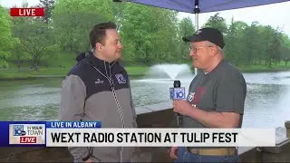 NEWS10 in Your Town: WEXT radio station stage at Tulip Fest