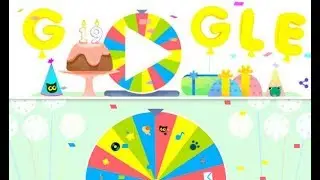 Google Birthday Surprise Spinner-Google Easter Egg