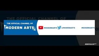 'ModernArts' - YouTube Banner Speedart