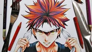 Speed Drawing Souma Yukihira || Shokugeki no Souma - Food Wars!