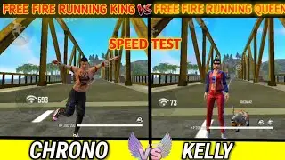 Chrono vs Kelly Speed Test Who Will Win In Speed ? - Garena Free Fire