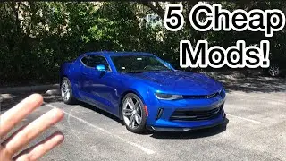 5 Cheap Mods For Your Chevrolet Camaro RS/SS