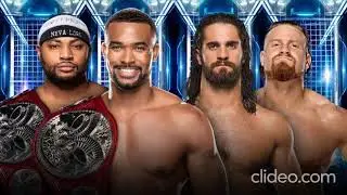 Elimination chamber 2020 match card