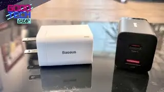 Распаковка зарядного устройства USB C, Baseus 30 Вт, 2 порта, быстрое, компактное, складное зарядное устройство SuperSi: Good Tech Cheap