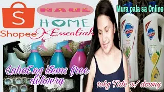 SHOPEE HAUL HOME CARE ESSENTIALS -MY FIRST SHOPEE HAUL VLOG- ❤-Mama Karen