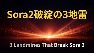 &ldquo;3 Landmines That Break Sora 2 | Avoid These Mistakes&rdquo;#Sora2  #AIGenerated #PromptEngineering  #AI解説