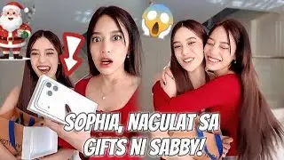 SOPHIA, RENAGALOHAN NG IPHONE 17 NI SABBY!!! 😱😲🎁🎉 HINDI SYA MAKAPANIWALA 🤗❤️ #viral #yabby #fyp 