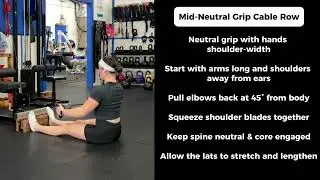 Mid-Neutral Grip Cable Row