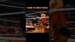 Kane Vs The Great Khali ☠️🔥 SummerSlam 2009 #kane #thegreatkhali #shorts
