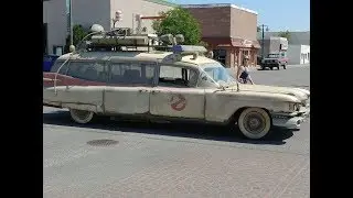 Ghostbusters 3,2020,First look at ECTO 1,Filming