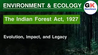 Indian Forest Act 1927 Explained | Amendments & Types of Forests in India | GKNucelus