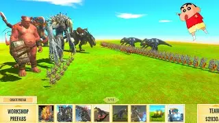 SHINCHAN VS ME IN ARBS | Animal Revolt Battle Simulator | SHINCHAN