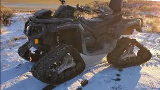 Installing ATV Tracks on CanAm Outlander