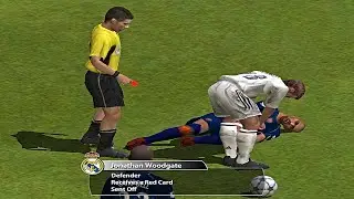 Playing FIFA 2005 Online in 2023 - Henry screams in pain, Markus Merk sends off Woodgate
