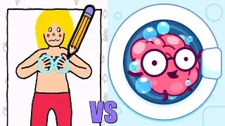 Just Draw Drawing Puzzles Gameplay Walkthrough VS - Brainwash Gameplay  (IOS - Android)