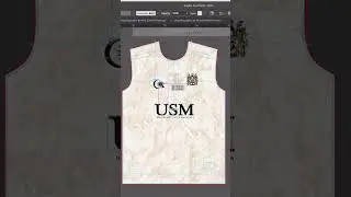 AI Tutorial 512: Jersey Design Idea | USM | Part 82 - Simple Design Jersey Tutorial