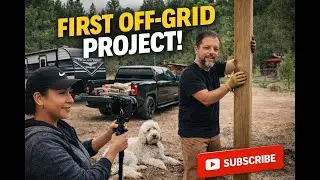 We Bought Our FIRST Off-Grid Gate Posts | Homestead Project Begins Before the Rain