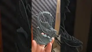 Результат печати на смоле от  ELEGOO 8к #3d #3дпечать #миниатюра