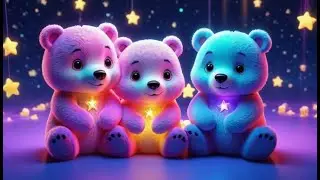 Five Tired Bears Say Goodnight | Bedtime Song for Kids | Nursery Rhymes and Baby Songs