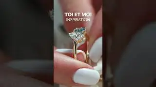 Inspired by &lsquo;you and me&rdquo;,  Our Toi et Moi rings are timeless symbols of love💕