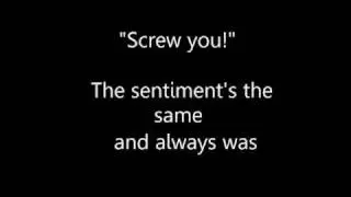 Bed of Roses - Mindless Self Indulgence [lyrics]