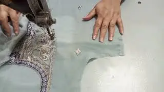 HOW TO STITCH A FANCY EMBROIDERED SHEFOON SUIT |.  WITH LINING AND PLEATS | PARTY WEAR|