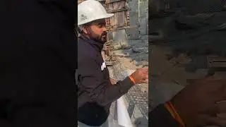 How to check column steel #construction #heavycivil #civilserv #ahmedabad 