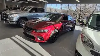 Sold 2022 Dodge Charger R/T Scat Pack Widebody 6.4L V8 SRT Hemi Octane Red Walk Around