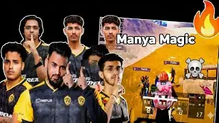 Manya Magic😡 Manya Solo 8 Kills🔥 Spower BeastMode😳 Godl Live Dominate 💛
