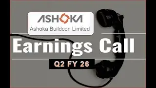 Ashoka Buildcon Ltd Concall for Q2FY26  #Ashokabuildcon  #Ashokabuildconconcall #Ashokaearningcall