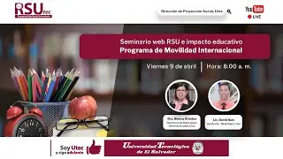 Seminario web RSU e impacto educativo. Programas de Movilidad Internacional