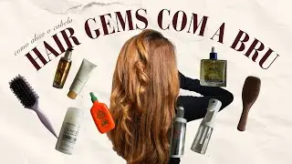 HAIR GEMS with BRU: como aliso o meu cabelo e tudo o que uso at&eacute; ao resultado final!