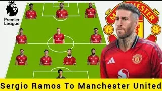 Manchester United  Potential 4-3-3 Line up with Sergio Ramos Under Ruben Amorlm Season 2025/2026