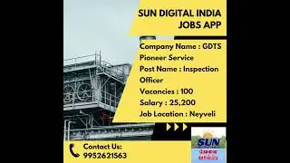 GDTS Pioneer Service Job Vacancy - Sun Digital India Jobs