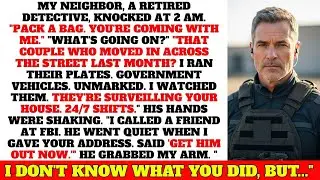 Retired detective neighbor knocked 2AM: 'You're coming with me now—FBI said get you out now...''
