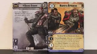 Colonel Straken & Black Templars Deck | Warhammer 40k Conquest LCG