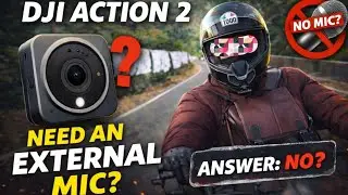 DJI Action 2 Without External Mic | Real Riding Audio Test 