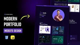Responsive Personal Portfolio Website HTML CSS JavaScript 2024 | Al Raza Coding