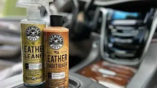 Chemical Guys product review leather conditioner and leather cleaner