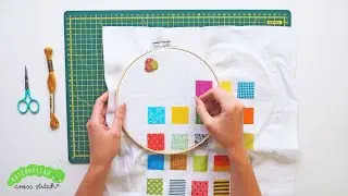 Does it matter which way round I cross stitch? | Caterpillar Cross Stitch