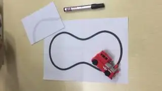 IR Inductive Car Coupe Mini Magic Pen Inductive Vechicle Toy