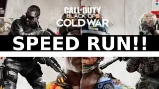 Call of Duty BLACK OPS COLD WAR !!CRASHING!! SPEEDRUN