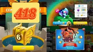 Dragon city Season10:The Baron Doom Mark Gameplay Part418 Ailacnace Chest 6stGem/Chaos pass Comptele