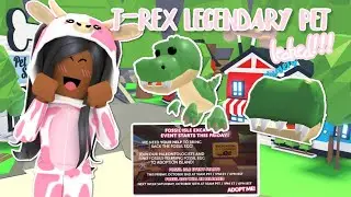 LEGENDARY T-REX FOSSIL EGG PET LEAKED AND FOSSIL EGG SCAVENGER HUNT!| ADOPT ME FOSSIL EGG UPDATE