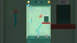 Rescue Kitten Rope Puzzle Level 53