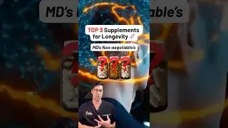 Dr&rsquo;s Top 3 Supplements for LONGEVITY 🧬