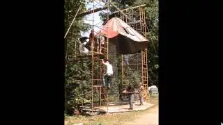 Wire Corn Crib Build