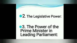 The Powers and Functions of the Prime Minister, The powers and Functions of the Jatiya Sangsad